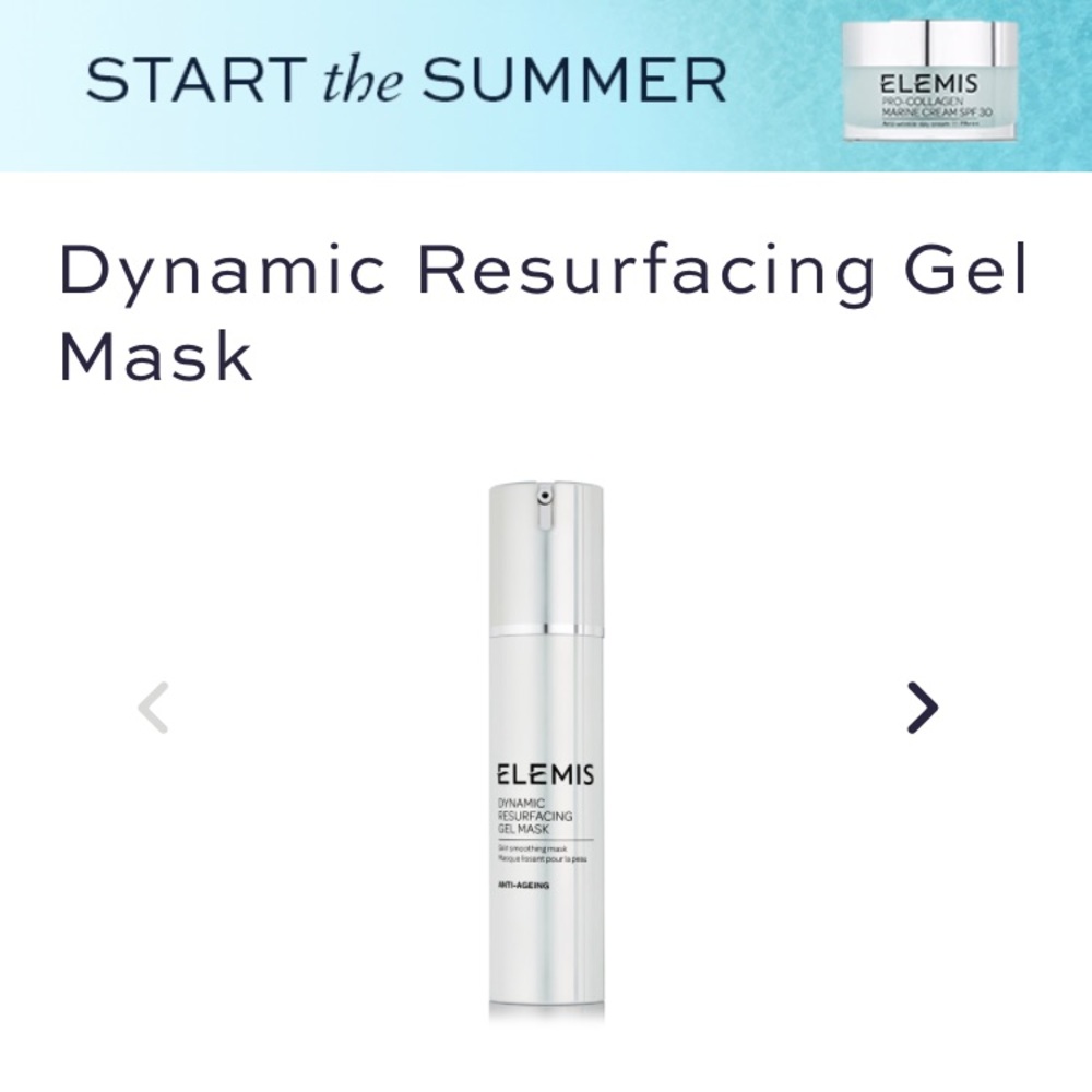 Elemis dynamic resurfacing mask